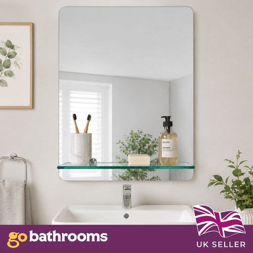 Wall hung bathroom mirror - wall,