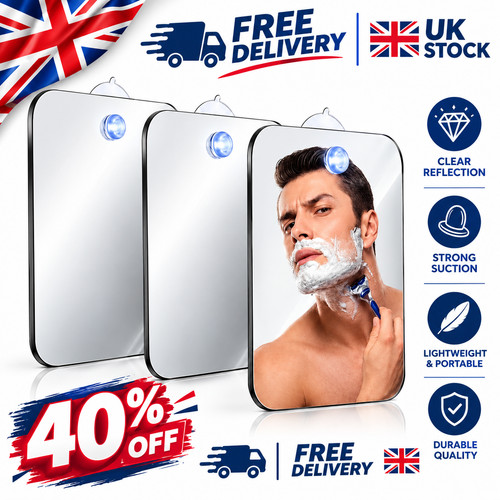 Anti fog shower mirror - anti-fog,