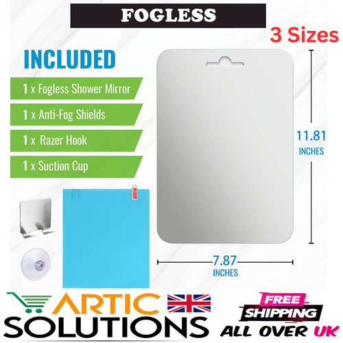 Fogless shower shaving - fogless, mirror