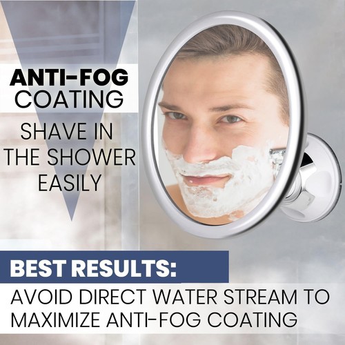 Fogless shower mirror - fogless, for